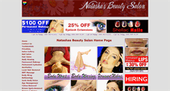 Desktop Screenshot of natashasbeautysalon.ca